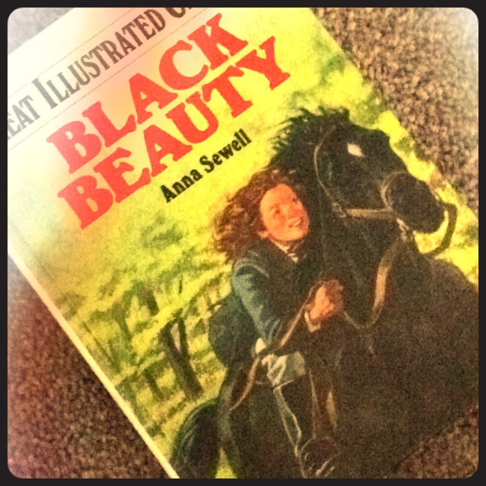 Old, timeless black beauty book.